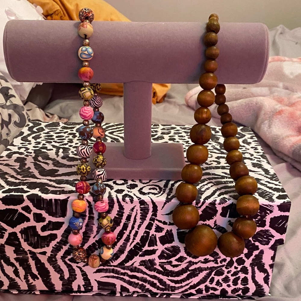 Colorful Beaded Necklace Set